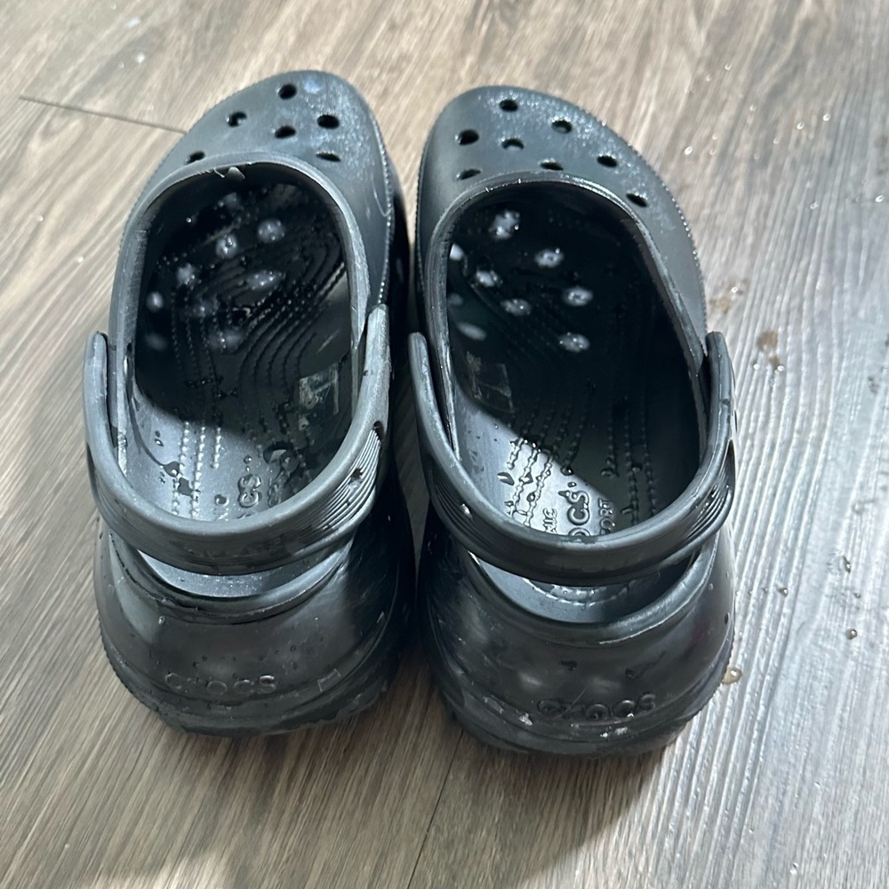 Crocs mega crush black size 6 - Picture 2 of 6